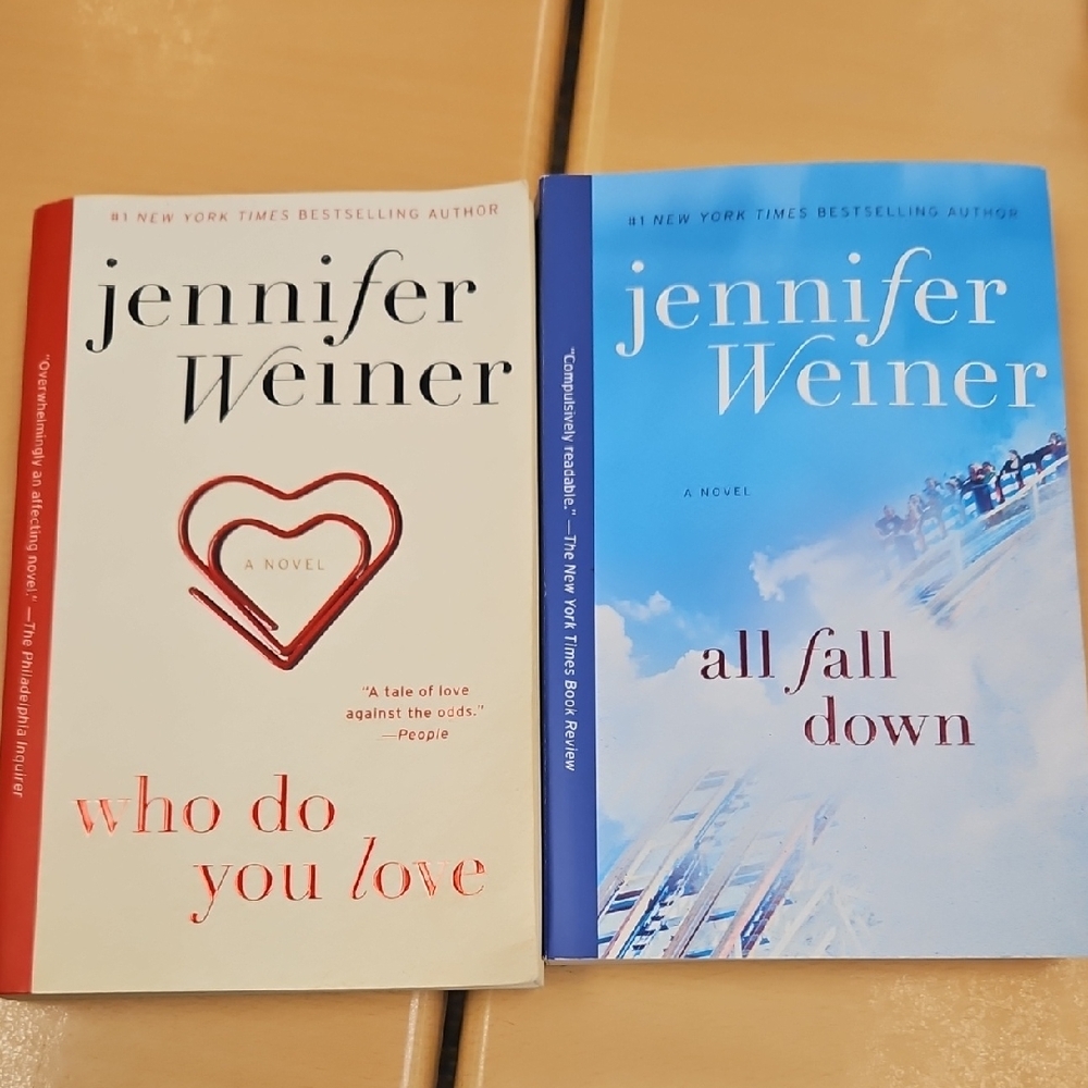 Jennifer Weiner Book Set - Who Do You Love & All Fall Down